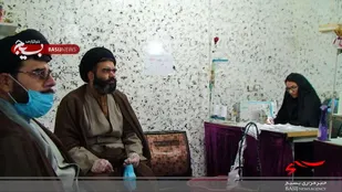 بازدیدامام جمعه و مسئولان از کارگاه تولید ماسک