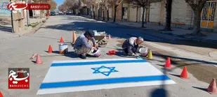 فضاسازی شهری توسط شهرداری بهار به مناسبت راهپیمایی روز قدس