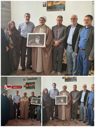 دیدار با خانواده شهید رضا کافی توسط مسئولان دانشگاههای شهربابک