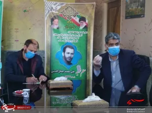 دیدار مسئول بسیج فرهنگیان سپاه صاحب الزمان(عج) با مدیر آموزش و پرورش خمینی شهر