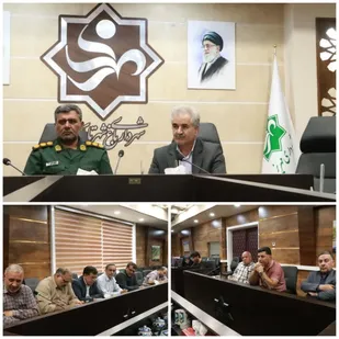 نشست خبری مشترک شهردار مهریز و فرمانده ناحیه مقاومت بسیج شهرستان با اصحاب رسانه برگزار شد