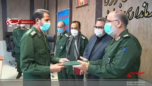 مراسم تکریم و معارفه فرمانده سپاه ناحیه فراهان