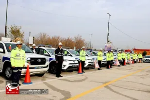 آغاز رزمایش طرح زمستانی پليس راه استان همدان