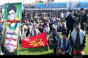 حضور پایگاه شهید رجبیه همدان در رزمایش اقتدار عاشورایی