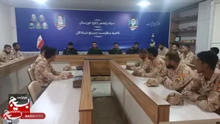 تکریم و تجلیل از سربازان ناحیه شادگان در هفته دفاع مقدس