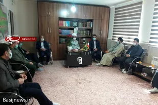 دیدار نوروزی مسئولین قهاوند با امام جمعه این منطقه