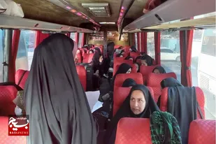 اعزام دختران دانشجوی دانشگاه&zwnj;های ملایر به اردوی راهیان نور