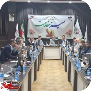 جلسه قرارگاه صنعتی خاتم الانبیا (ص) سپاه فجر در راستای حمایت از تولید