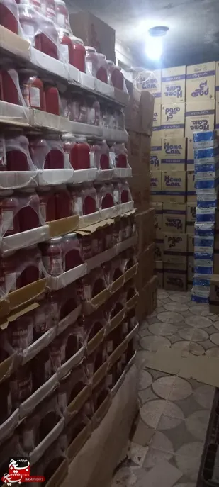 کشف انبار احتکار برنج و روغن نباتی توسط سازمان اطلاعات سپاه دورود
