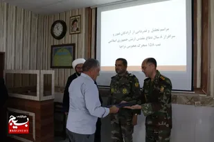 مراسم تجلیل از آزادگان سرافراز ارتش در تیپ ۱۵۸ شاهرود