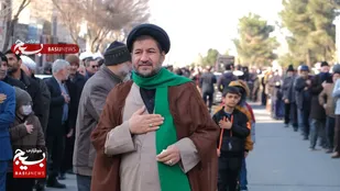 بر پایی دسته عزاداری به مناسبت شهادت حضرت فاطمه زهرا(سلام الله علیها) در ماهدشت کرج