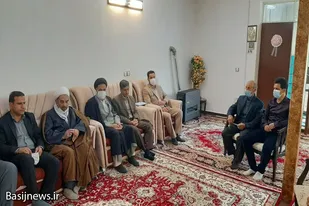 دیدار مسئولان نهاوند با خانواده سردار شهید حیدر سهرابی