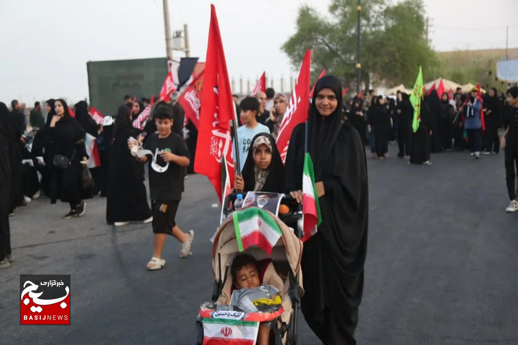 برگزاری پیاده‌روی بزرگ «طریق‌الحسین» از گلزار شهدای خورموج تا گلزار شهدای روستای بحیری