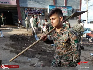 حضور گسترده جهادگران بسیجی سپاه تهران در امامزاده داوود (ع)