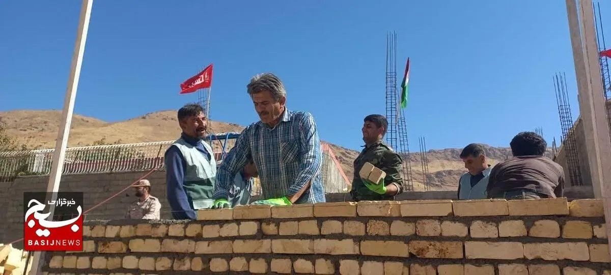 اردوی جهادی در روستای آلیکوه شهرستان اردل