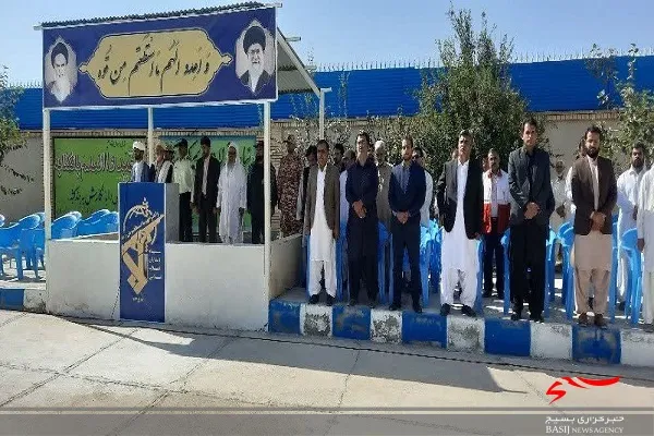 برگزاری صبحگاه مشترک درشهرستان مهرستان