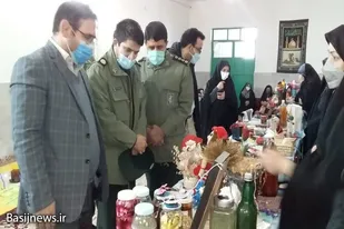 برگزاری نمایشگاه صنایع دستی توسط پایگاه&zwnj;های بسیج فامنین