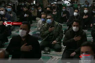 مراسم عزاداری دهه فاطمیه در ستاد سپاه امام رضا(ع)
