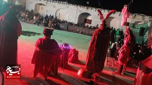برگزاری آیین&zwnj; باشکوه تعزیه&zwnj;خوانی  در مسجد امام حسین(ع) منطقه نفتون ـ پایگاه مقاومت بسیج وارثان