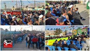 طنین شادی و معنویت در جشن بزرگ نیمه شعبان روستای پیرآباد