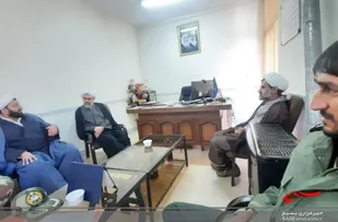 نشست مشترک مسئولان نمایندگی ولی فقیه سپاه، ارتش و انتظامی میانه