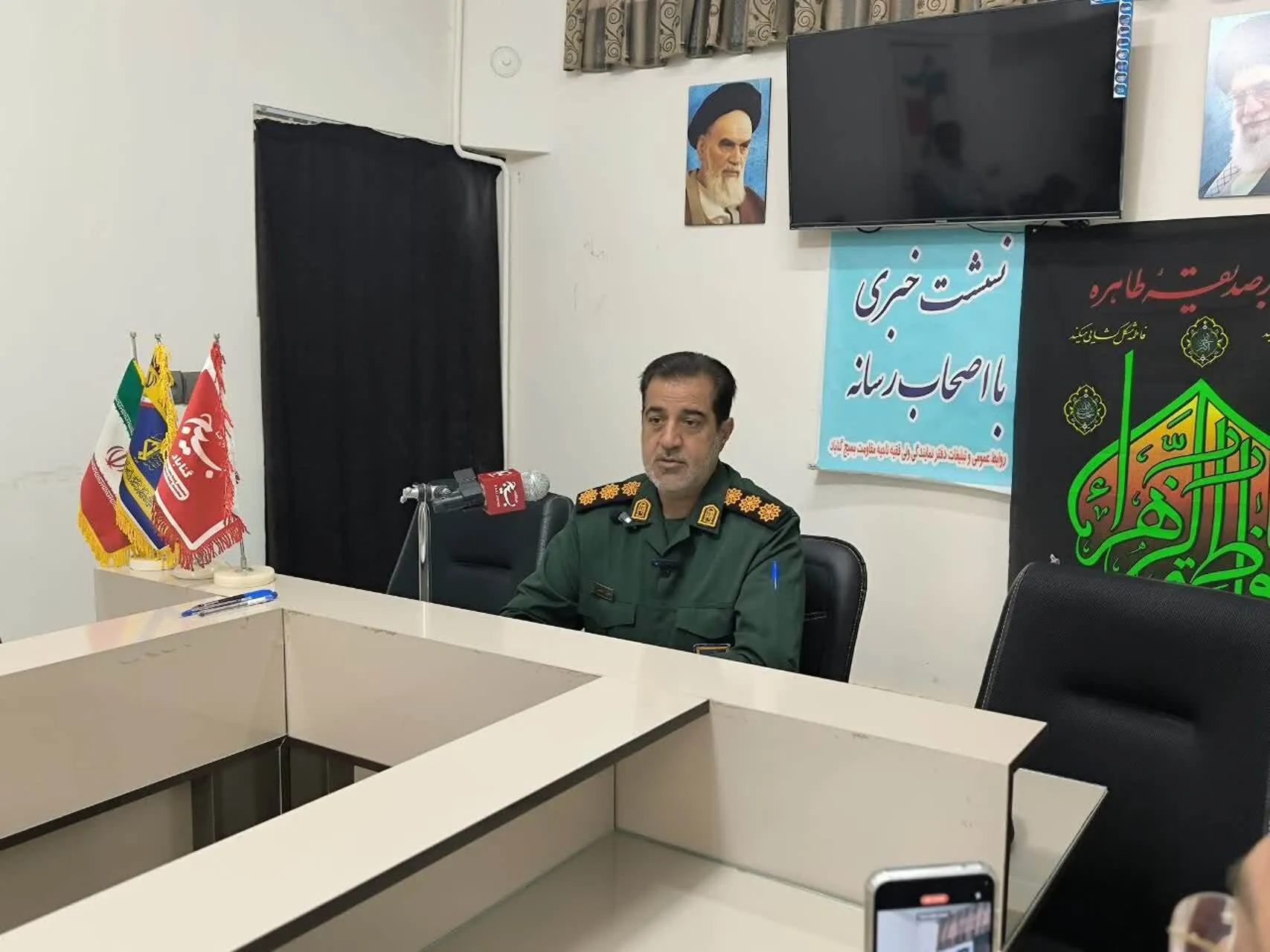 استقرار قرارگاه جهادی شهید غیور اصلی شهرستان گناباد در لبنان