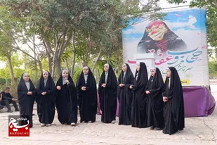 مراسم بزرگداشت هفته عفاف و حجاب در فامنین
