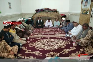 دیدار با خانواده روحانی شهید لال بخش شهلی بر در ایرانشهر