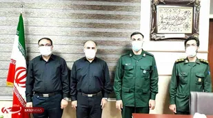 &zwj; نشست  فرمانده سپاه ناحیه روح الله(ره) با بخشدار قلعه نو