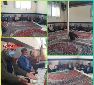 جلسه بررسی مشکلات آب شرب روستای قلعه شوکت شاهرود