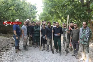 جهادگران سپاه شهرستان ملارد به کمک سیل زدگان فیروزکوه شتافتند