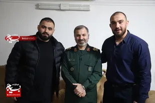 رئیس هیئت کشتی بسیج کشور با قهرمانان مازندرانی کشتی جهان دیدار کرد