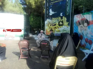 برگزاری محفل روایتگری در گلزار شهدا شاهرود+ تصاویر