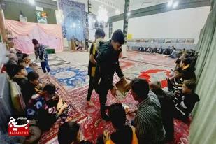 جشن ولادت امام حسن مجتبی (ع) در روستای نوار رزن