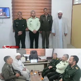 دیدار مشترک فرماندهان نظامی شهرستان فردوس با مسئول جذب ارتش