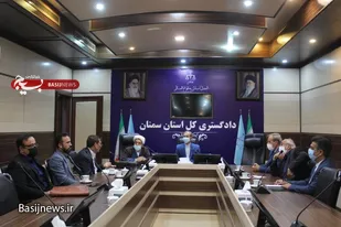 دیدار مسئول سازمان بسیج حقوق دانان استان سمنان با رئیس کل دادگستری استان