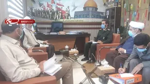 دیدار مسئول نمایندگی ولی فقیه در سپاه سیدالشهدا(ع) با امام جمعه و فرماندهان شهرستان قدس
