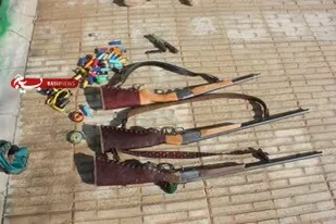 کشف سه قبضه اسلحه غيرمجاز در پاکدشت