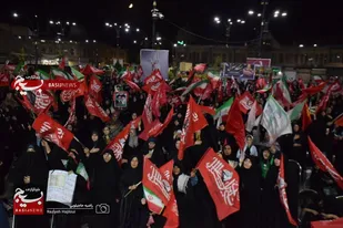 مراسم اربعین تدفین امام شهید در همدان