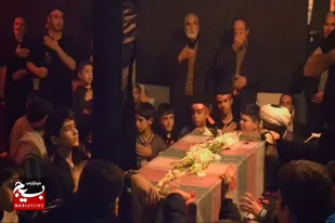 برگزاری ویژه برنامه وداع با شهید گمنام در کوی خضر همدان