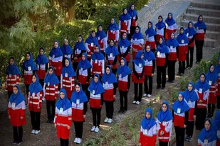 درخشش دختران رفاقت مهر شهرستان بهار در آوردگاه کشوری+تصاویر