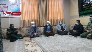 دیدار مجموعه سپاه آبگرم قزوین با امام جمعه آبگرم