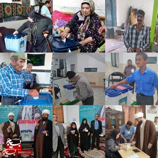 عشایر غیورروستای اخترآباد  شهرستان ملارد هم آمدند پای کار نظام جمهوری اسلامی ایران