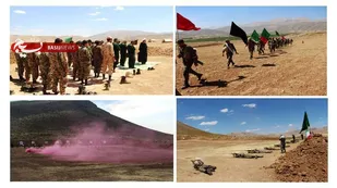 برگزاری دوره آموزش تکمیلی نظامی بسیج در کوهرنگ