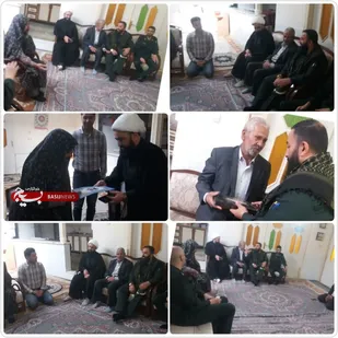 دیدار نوروزی فرمانده سپاه پیشوا با خانواده معظم شهدا