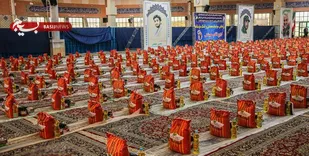 توزیع ۱۵۰۰بسته معیشتی همزمان با هفته بسیج سازندگی در شهرستان خدابنده
