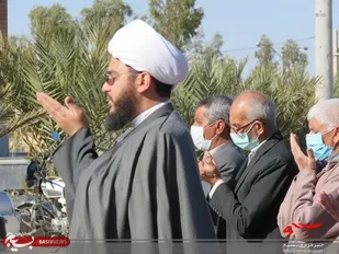 اقامه نماز باران در خوروبیابانک