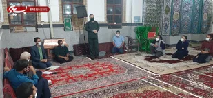 بازدید فرمانده سپاه و حوزه بسیج محلات خاتم الانبیا (ص) از پایگاه حضرت علی اصغر (ع) شاهرود