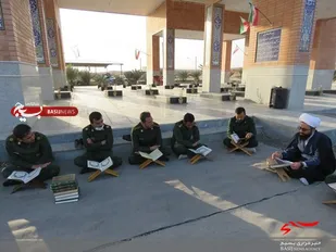 مراسم میثاق با شهدا در ناحیه خوروبیابانک