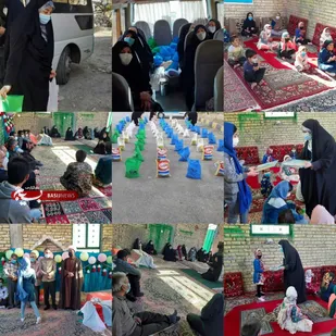خلق لحظه های دیدنی توسط گروه جهادی بسیج جامعه زنان کهگیلویه و بویراحمد در روستای "مرد خدا"